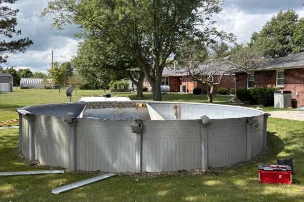 Specialty Removal: Above-Ground Pool before