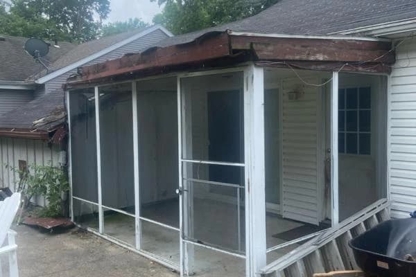 Demolition: Backyard Shed Teardown before